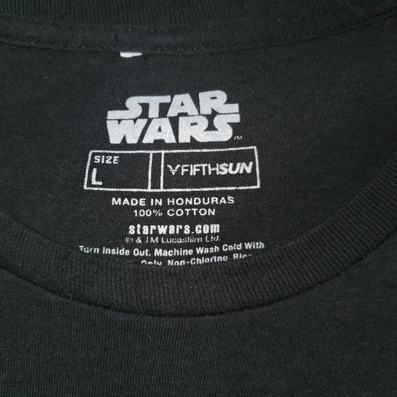 Star Wars Periodic Table Of Villains Black Graphic T-Shirt Size L - Picture 5 of 7